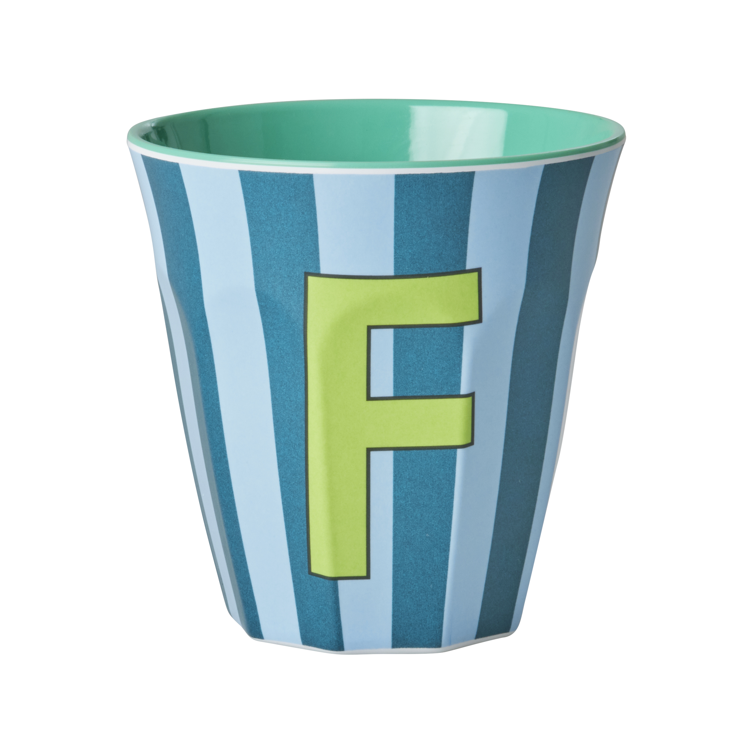 Melamine Alfabet kop, blå mix - 250 ml.